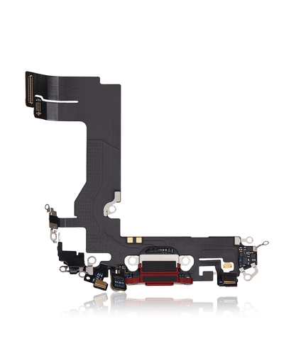 Charging Port Flex Cable Compatible For iPhone 13 Mini (Used OEM Pull) (Red)
