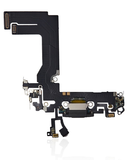 Charging Port Flex Cable Compatible For iPhone 13 Mini (Aftermarket Plus) (Midnight)