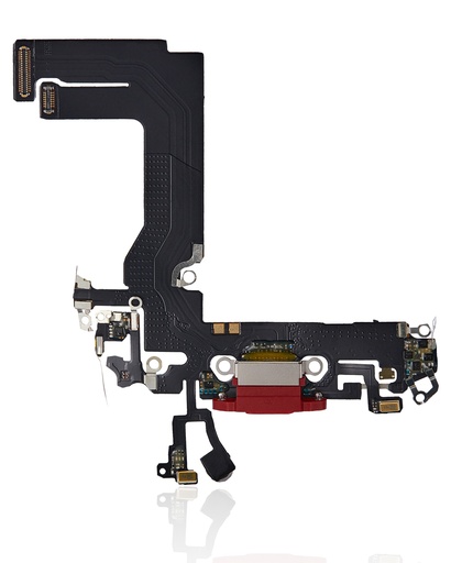 Charging Port Flex Cable Compatible For iPhone 13 Mini (Aftermarket Plus) (Red)