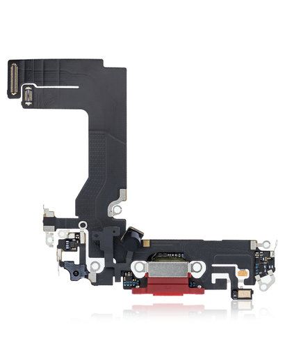 Charging Port Flex Cable Compatible For iPhone 13 Mini (Premium) (Red)