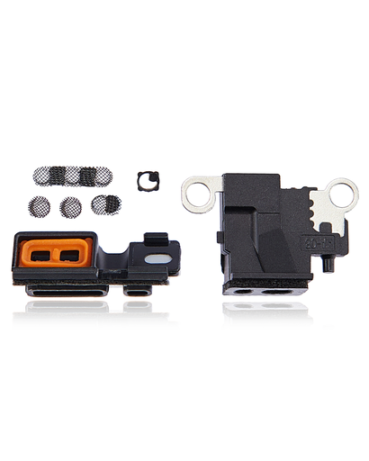 Loudspeaker / Mic Mesh Compatible For iPhone 13 Mini (Black) (10 Pack)