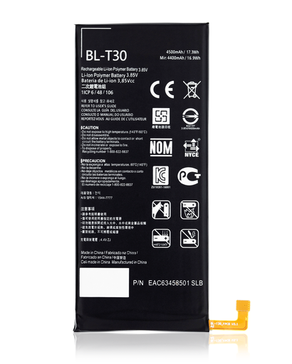 Replacement Battery Compatible For LG X Power 2/X Power 3/X Charge/Fiesta 2 LTE L163BL (BL-T30)