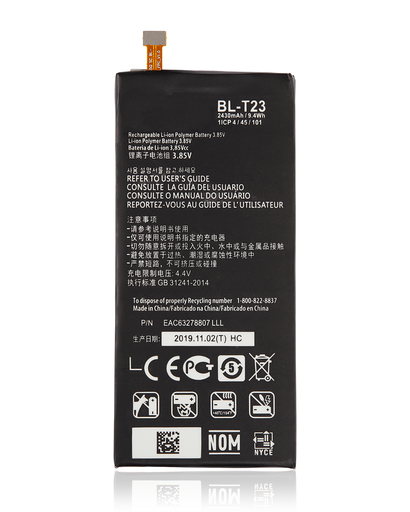 Replacement Battery Compatible For LG X Cam (BL-T23)