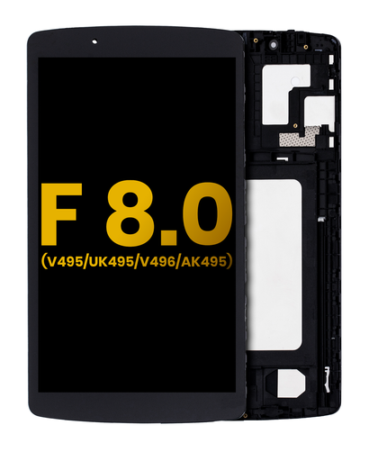 LCD Assembly With Frame Compatible For LG G Pad F 8.0 (V495/UK495/V496/AK495 ) (2nd Gen) (Refurbished) (All Colors)