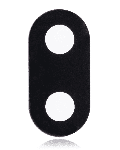 Back Camera Lens (Glass Only) With Adhesive Compatible For LG Tribute Royal (X320PM) (Black)