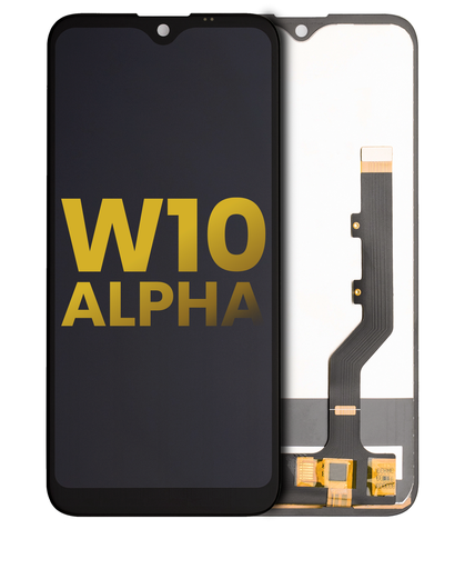 LCD Assembly Without Frame Compatible For LG W10 Alpha (Refurbished) (Black)