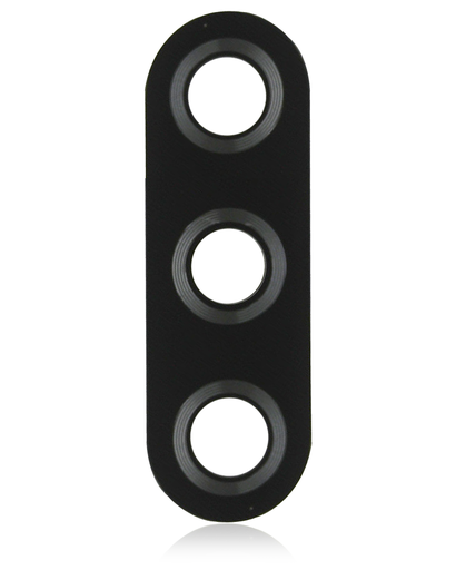 Back Camera Lens (Glass Only) With Adhesive Compatible For LG Harmony 4 (LM-400AM) (Black)