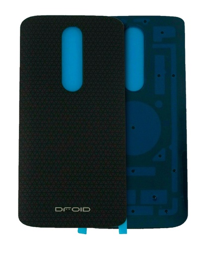 Back cover Glass Compatible For Motorola Droid Turbo 2 (XT1585/XT1580/XT1581/2015) (Black)