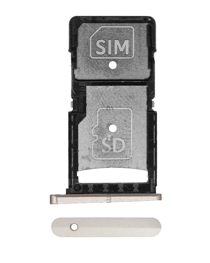 Sim Card Tray Compatible For Motorola Droid Turbo 2 (XT1585/XT1580/XT1581/2015) (Gold)