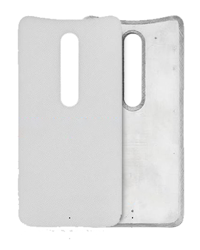 Back cover Glass Compatible For Motorola Moto X Style (XT1572/2015) (White)