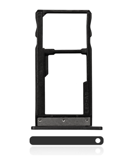 Sim Card Tray Compatible For Motorola Moto M (XT1662/2016) (Black)