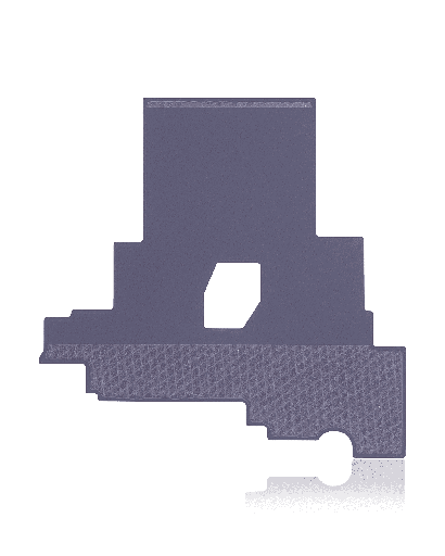 Main PCBA Back Side Heat Dissipation Graphite Compatible For Motorola Razr Plus (XT2321/2023) (Genuine OEM)