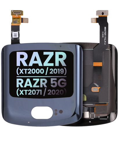 Secondary OLED Assembly (Outside) Without Frame Compatible For Motorola Razr 5G (XT2071/2020) (Genuine OEM) (All Colors)