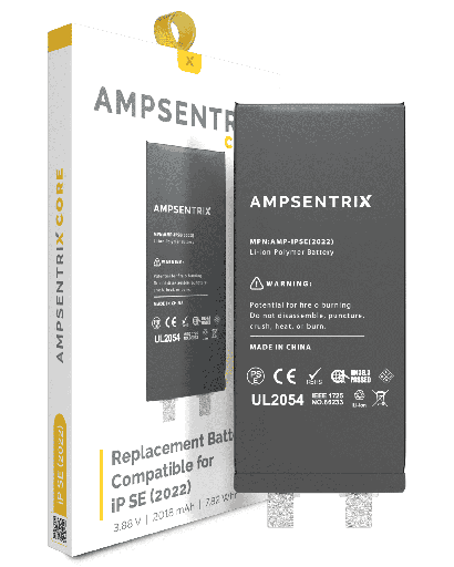Replacement Battery Core Compatible For iPhone SE 2022 (Spot Welding Required) (AmpSentrix Core)