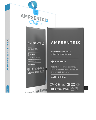 Replacement Battery Compatible For iPhone SE (2022) (AmpSentrix) (Basic)