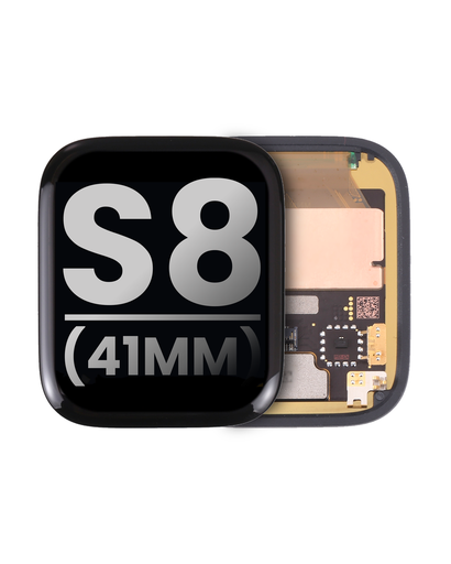 OLED Assembly With Bracket Compatible For Watch Series 8 (41MM) ( Used OEM Pull: Grade B/C)