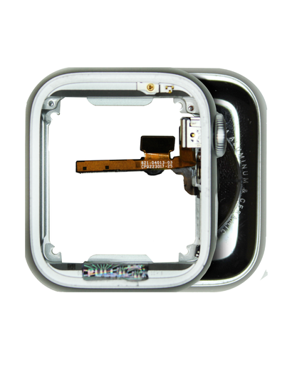 Housing Assembly Compatible For Watch Series 8 (41MM) (GPS Version) (Used OEM Pull: Grade A) (Aluminum/Silver)
