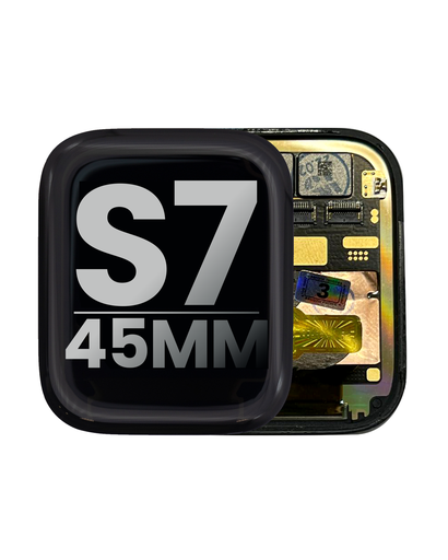 OLED Assembly With Bracket Compatible For Watch Series 7 (45MM) (Used OEM Pull: Grade B/C)