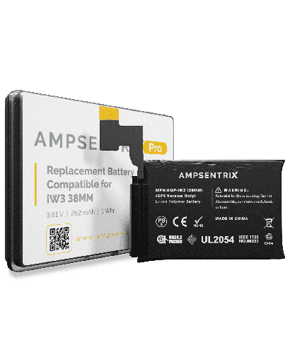 Replacement Battery Compatible For Watch Series 3 (38MM) (GPS Version Only) (AmpSentrix Pro)