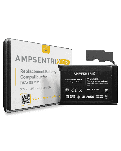 Replacement Battery Compatible For Watch Series 2 (38MM) (AmpSentrix Pro)