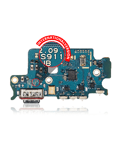 Charging Port Board With Sim Card Reader Compatible For Samsung Galaxy S23 Ultra 5G (S918B) (International Version)