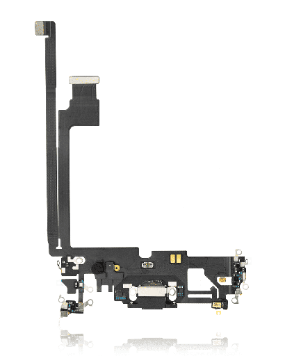 Charging Port Flex Cable Compatible For iPhone 12 Pro Max (Used OEM Pull) (Graphite)