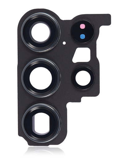 Back Camera Lens With Cover Bezel Ring Compatible For Samsung Galaxy S23 Ultra 5G (Cream)