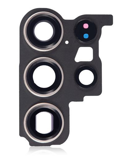 Back Camera Lens With Cover Bezel Ring Compatible For Samsung Galaxy S23 Ultra 5G (Phantom Black)