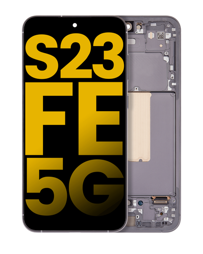 OLED Assembly With Frame Compatible For Samsung Galaxy S23 FE 5G (International Version) (Refurbished) (Graphite)