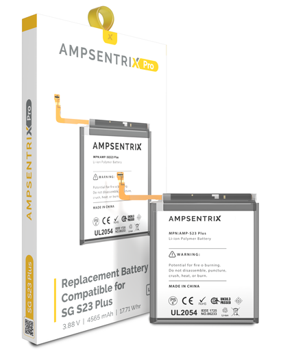 Replacement Battery Compatible For Samsung Galaxy S23 Plus (AmpSentrix Pro)
