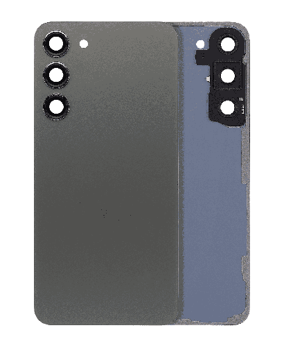 Back Cover Glass With Camera Lens Compatible For Samsung Galaxy S23 Plus 5G (No Logo) (Aftermarket Plus) (Green)