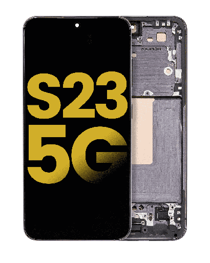 OLED Assembly With Frame Compatible For Samsung Galaxy S23 5G (US &amp; International) (Refurbished) (Green)