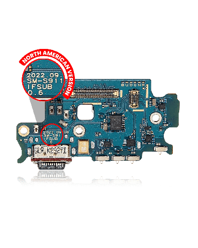 Charging Port Board With Sim Card Reader Compatible For Samsung Galaxy S23 5G (S911U) (US Version)
