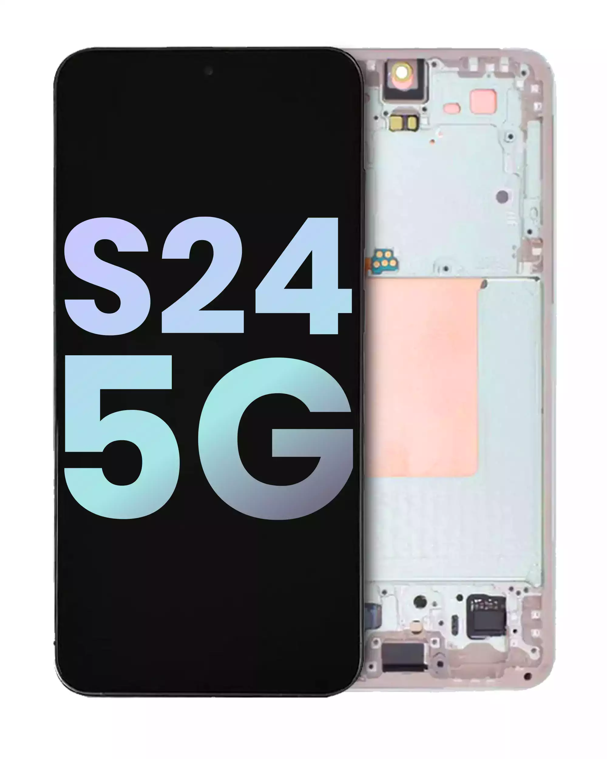OLED Assembly With Frame Compatible For Samsung Galaxy S24 5G (US &amp; International Version) (Service Pack) (Jade Green)