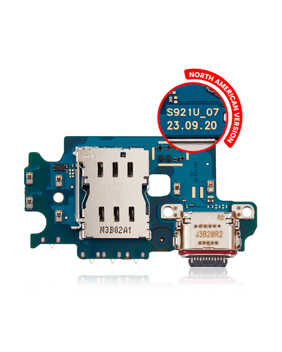 Charging Port Board With Sim Card Reader Compatible For Samsung Galaxy S24 5G (S921U) (US Version)