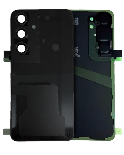 Back Cover Glass With Camera Lens Compatible For Samsung Galaxy S24 (Service Pack) (Onyx Black)