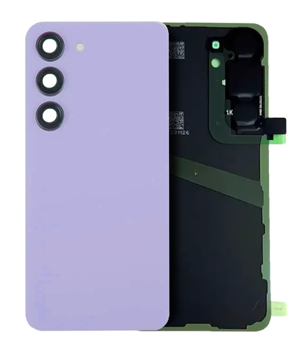 Back Cover Glass With Camera Lens Compatible For Samsung Galaxy S24 (Service Pack) (Cobalt Violet)