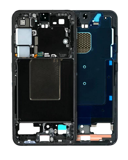 Mid-Frame Housing Compatible For Samsung Galaxy S24 5G (International version) (Service Pack) (Onyx Black)