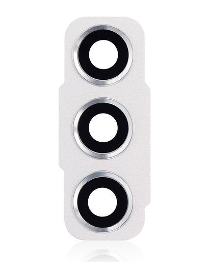Back Camera Lens With Bezel Ring Compatible For Samsung Galaxy S21 FE 5G (White)