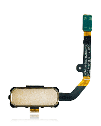 Home Button Flex Cable Compatible For Samsung Galaxy S7 Active (Sandy Gold)