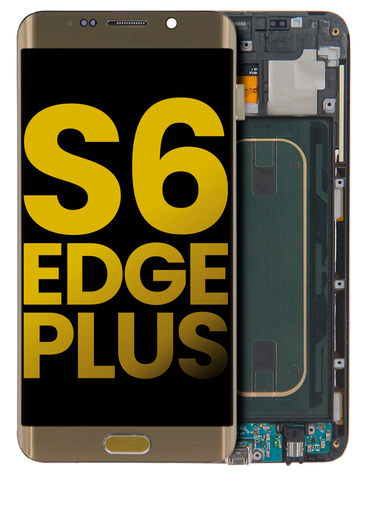 OLED Assembly With Frame Compatible For Samsung Galaxy S6 Edge Plus (AT&amp;T / T-Mobile / International) (Refurbished) (Gold Platinum)