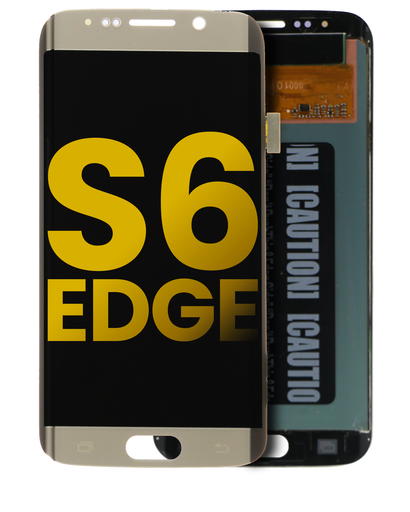 OLED Assembly Without Frame Compatible For Samsung Galaxy S6 Edge (Refurbished) (Gold Platinum)