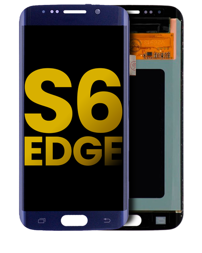 OLED Assembly Without Frame Compatible For Samsung Galaxy S6 Edge (Refurbished) (Black Sapphire)