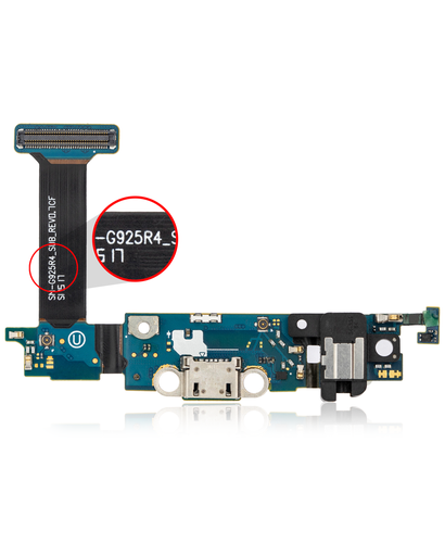 Charging Port Flex Cable Compatible For Samsung Galaxy S6 Edge (G925R4) (US Cellular)