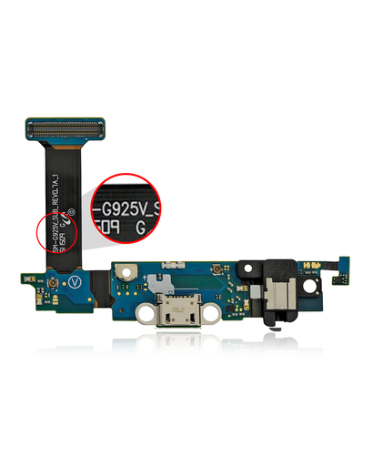 Charging Port Flex Cable Compatible For Samsung Galaxy S6 Edge (G925V) (Verizon)