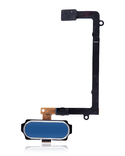 Home Button With Flex Cable Compatible For Samsung Galaxy S6 Edge (Blue)