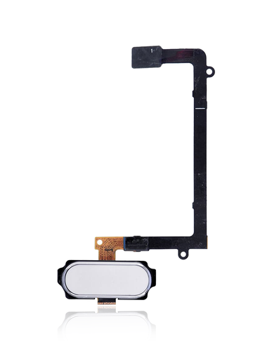 Home Button With Flex Cable Compatible For Samsung Galaxy S6 Edge (White)
