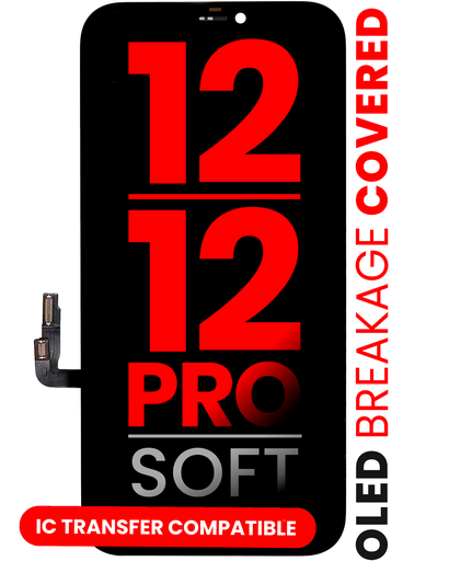 OLED Assembly Compatible For iPhone 12 / 12 Pro (Aftermarket Pro: XO7 Soft)