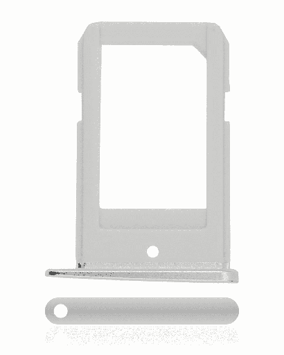 Sim Card Tray Compatible For Samsung Galaxy S6 Edge (Silver)