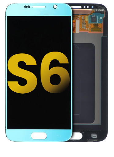 OLED Assembly Without Frame Compatible For Samsung Galaxy S6 (Refurbished) (Blue Topaz)
